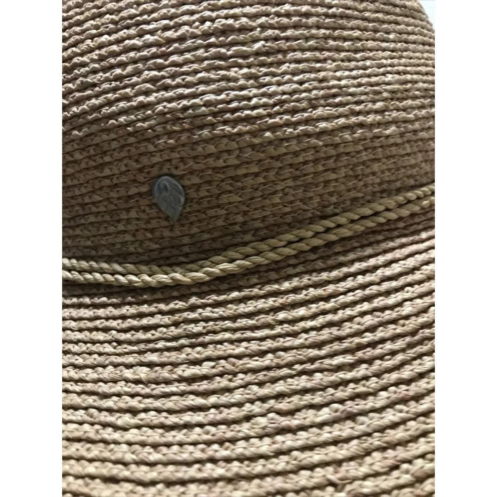 HELEN KAMINSKI 4” HAT WIDE BRIM DELPHINA RAFFIA - Picture 8 of 13